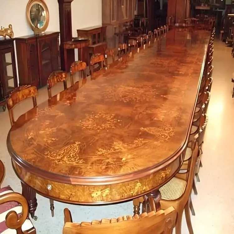 Bespoke Monumental 11m Dining / Conference Table With 36 Chairs