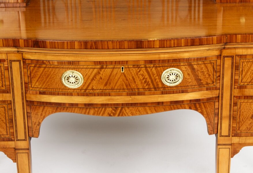 Antique Inlaid Satinwood Dressing Table - Image 5