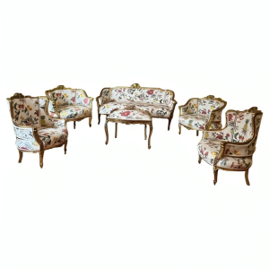 antique lounge suite, living room furniture